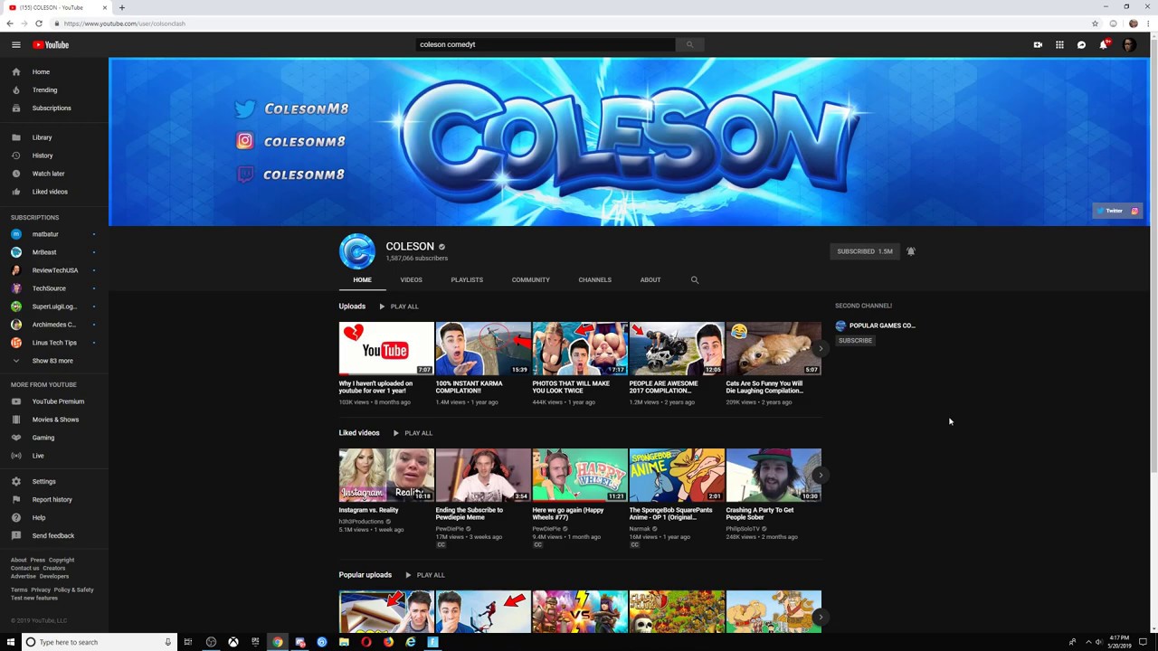 Coleson Comedy is back! (kinda)