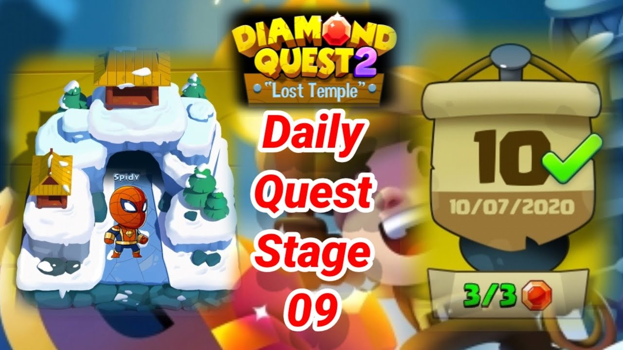 Diamond Quest 2 The Lost Temple Daily Quest Stage 10