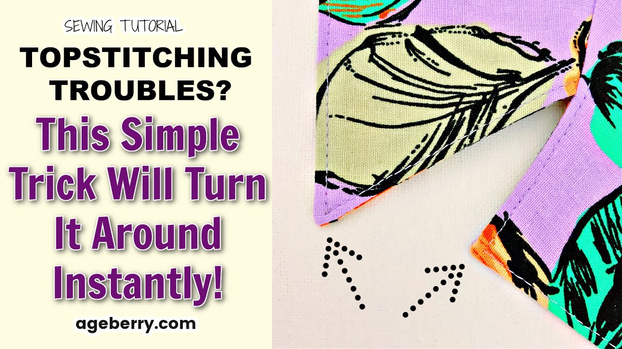 Topstitching Troubles? This Simple Trick Will Turn It Around Instantly!