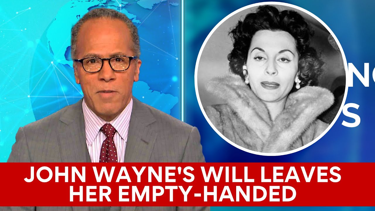 John Wayne Excluded Her from His Will in Shocking Decision
