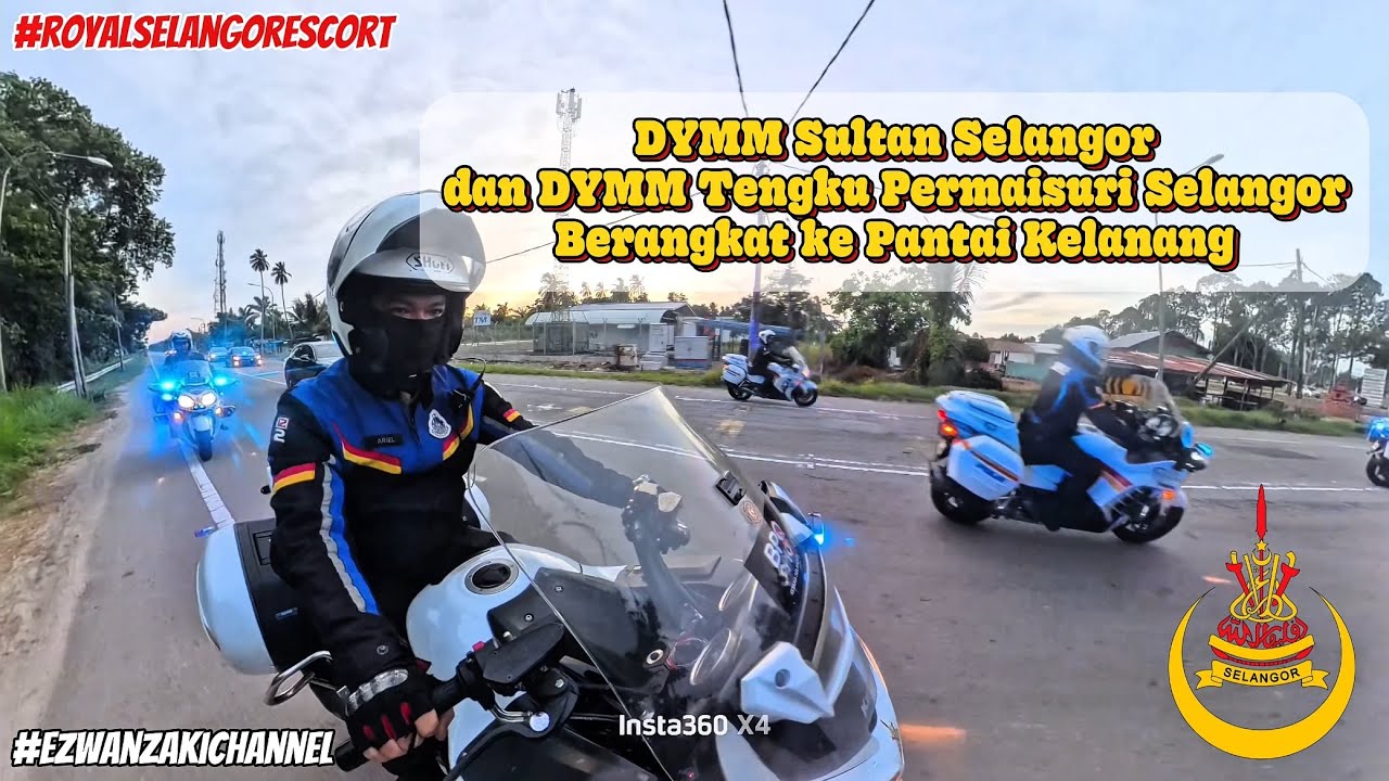 #52 DYMM SULTAN SELANGOR DAN DYMM TENGKU PERMAISURI SELANGOR KE PANTAI KELANANG