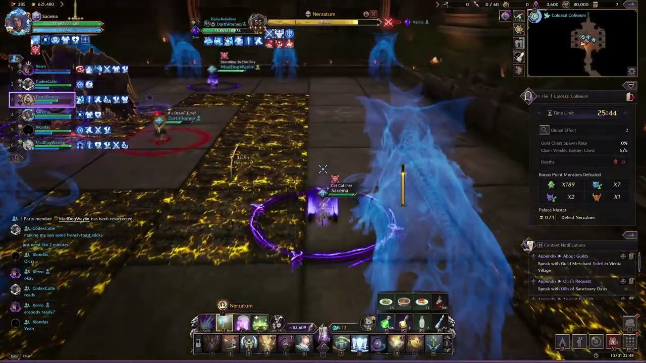 Throne and liberty Colossal Coliseum T1 Healer POV
