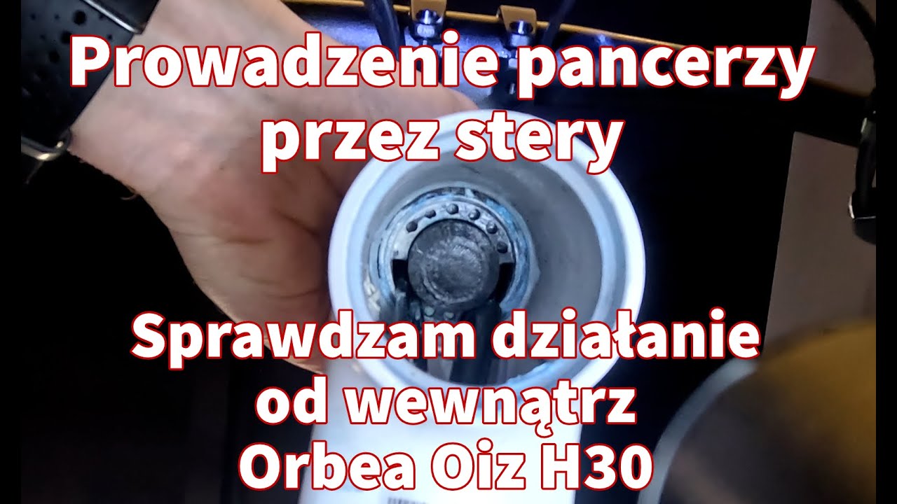 Orbea OIZ - SIC System zintegrowane prowadzenie pancerzy przez stery, analiza działania od wewnątrz