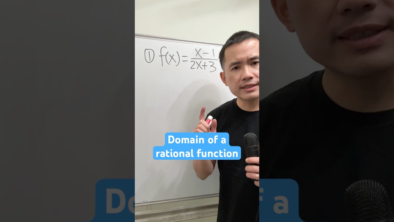 How to find the domain of a rational function