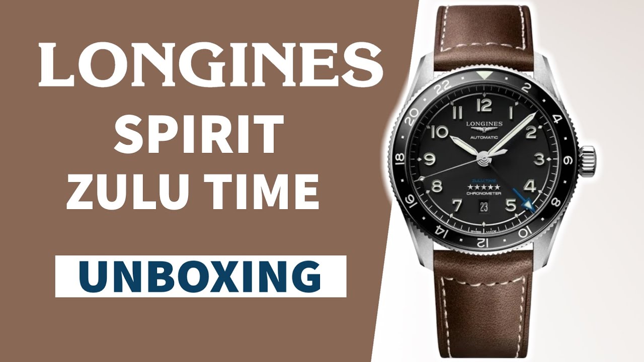 LONGINES Spirit Zulu Time L3.812.4.53.2 Unboxing