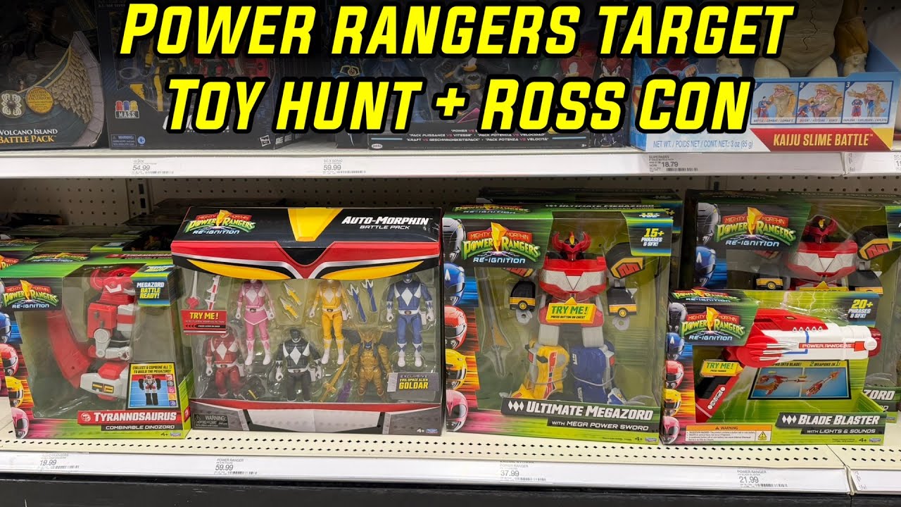 Power Rangers Re-Ignition Toy Hunt в Target + Ross Con!