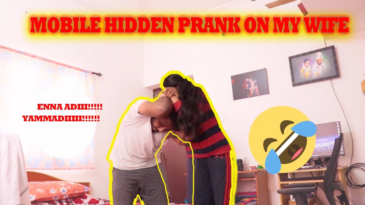PRANK ON MY WIFE | Mobile Hidden Comedy Prank | Tamil Prank| Couple Prank | 