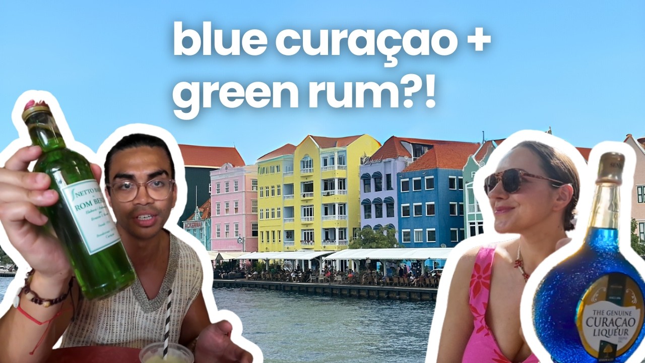 We Drank Green Rum at the Oldest Bar in Curacao 🇨🇼 | Tour of the Original Curacao Distillery