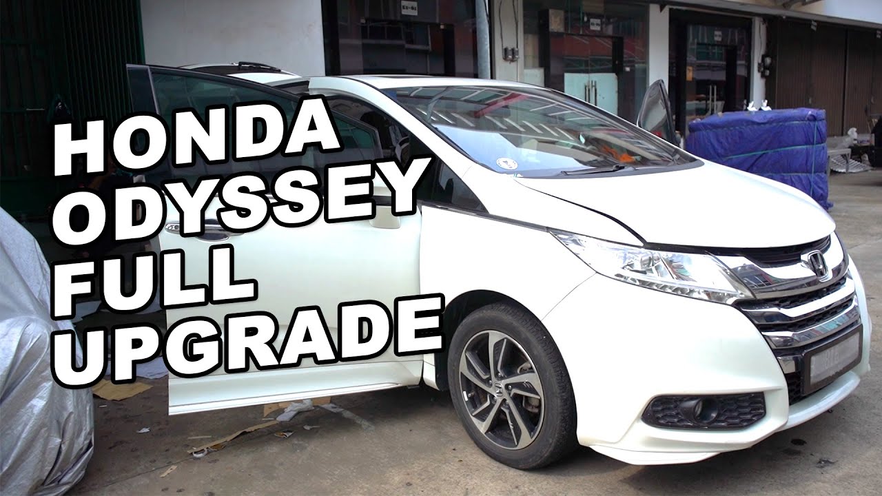 Honda Odyssey Full Peredam dan Upgrade Audio