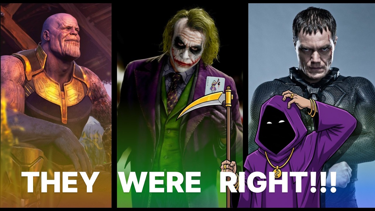 Top Ten Villains Who Were Absolutely Right!