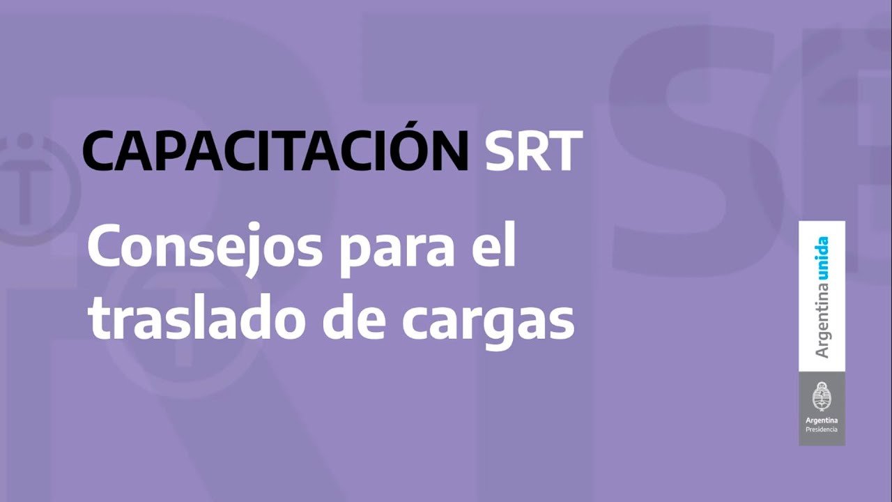Cómo manipular cargas correctamente