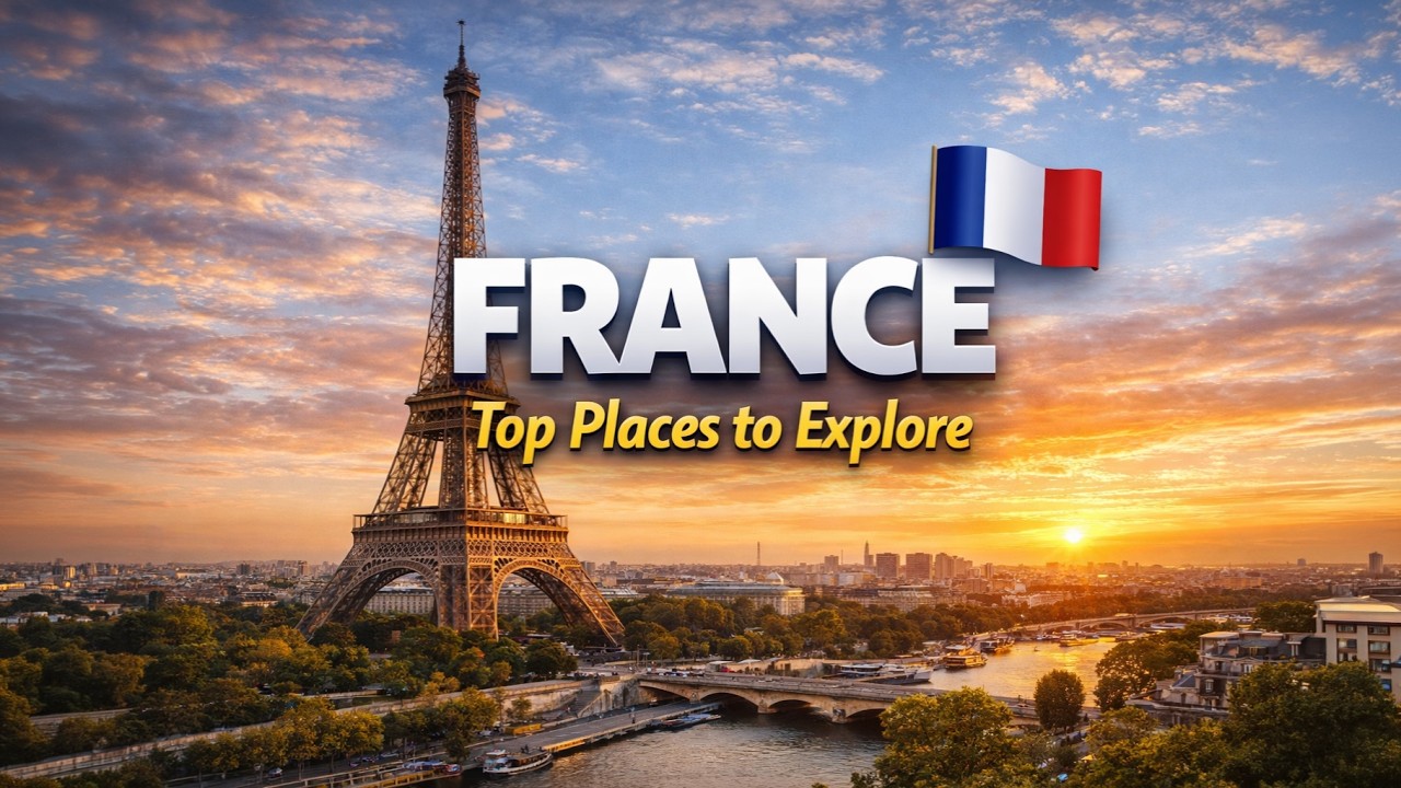 4K HDR Walking Tour - FRANCE | Paris, Mont Saint Michel & Iconic Landmarks