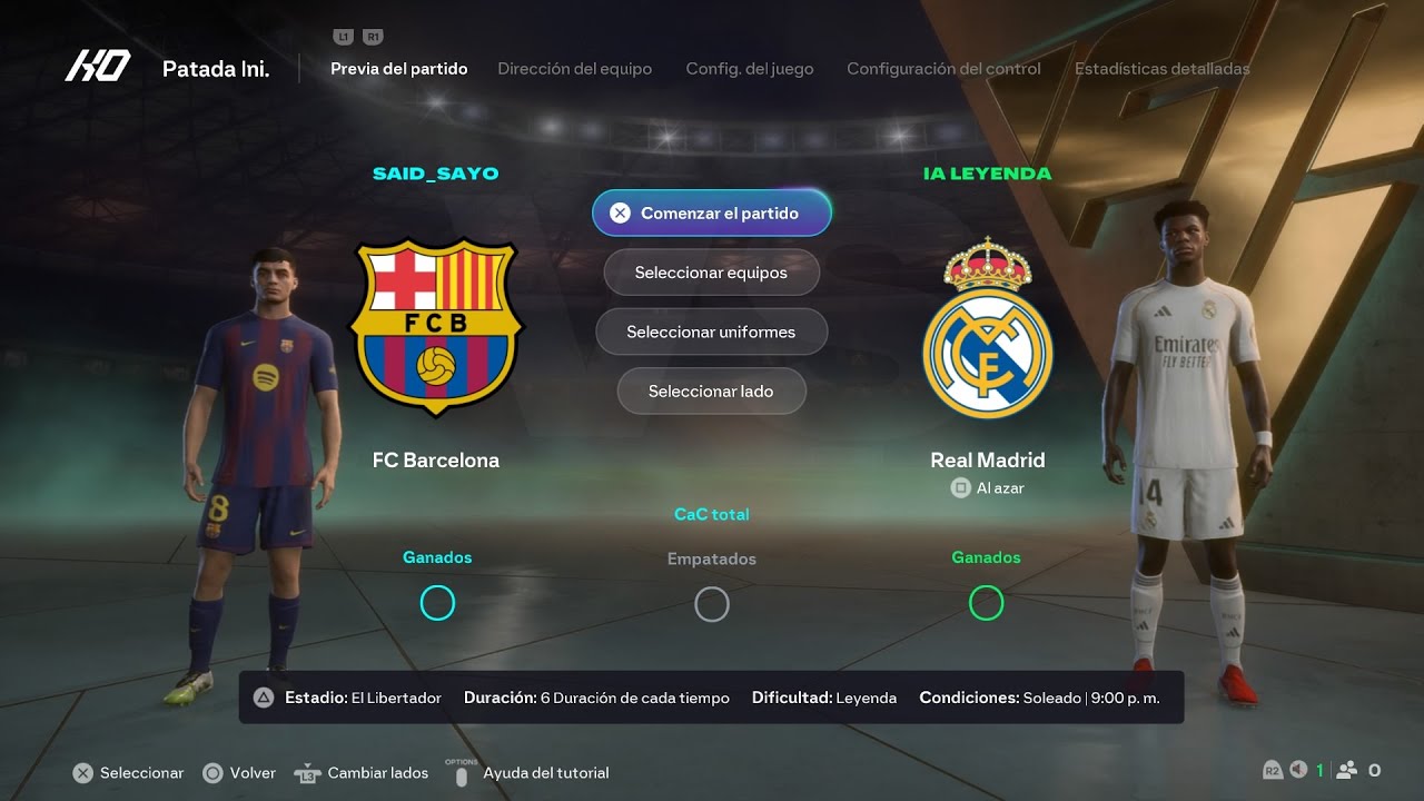 Barcelona vs Real Madrid - FC 26 - La Liga 25/26 El Clasico - Español Latino | PS4 | LEYENDA