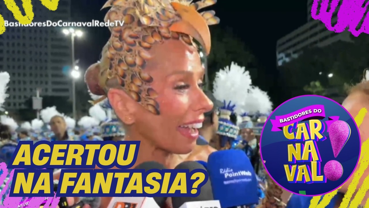 Cor apagada? Adriane Galisteu fala sobre escolha de usar bege em desfile!