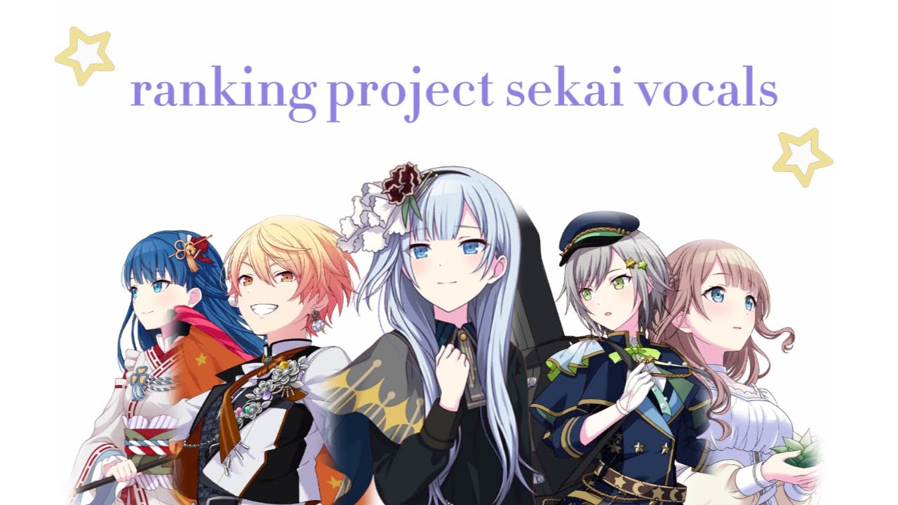 ranking project sekai vocals ☆