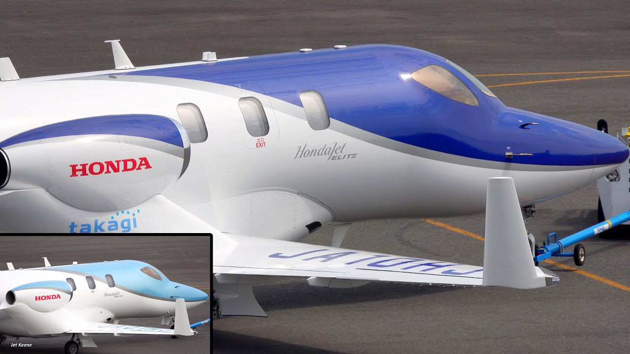 HondaJet Elite Takeoff & Landing