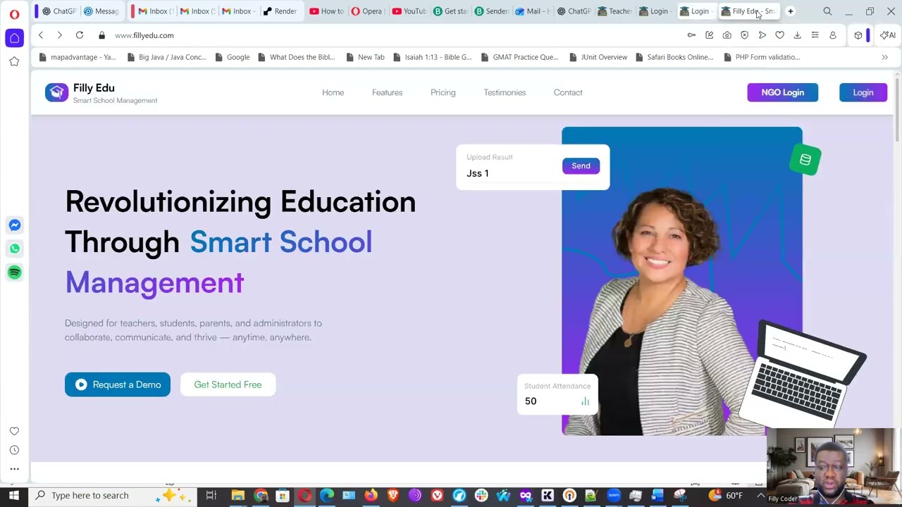 🎓 Filly Edu Demo Walkthrough — One Platform for Admins, Teachers, Parents & Students