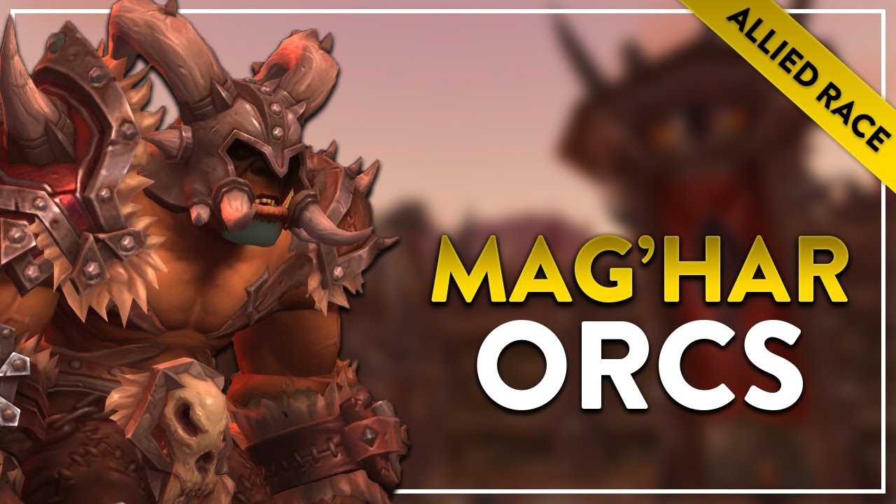 Mag'har Orcs Playable in BfA | Brown Draenor Orcs | Heritage Armor, Mount & Weapon!
