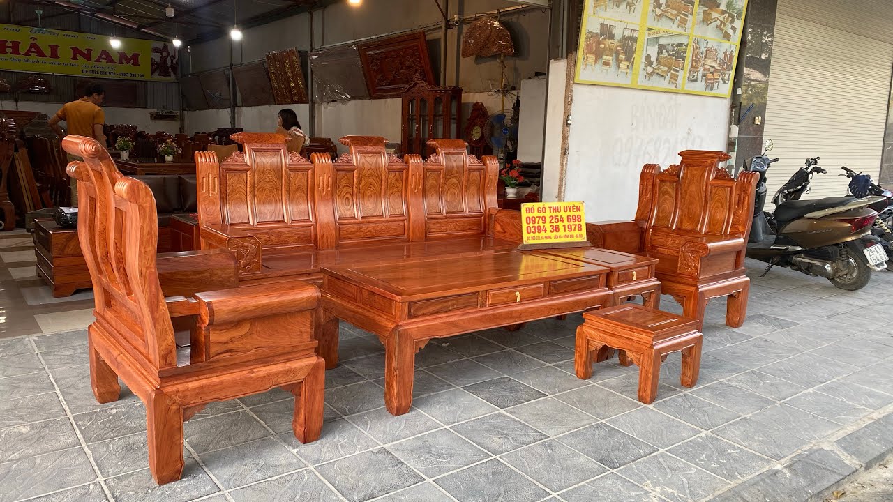 Chưa đến 30tr có ngay bộ âu á -Gỗ hương đá-Hàng chọn vân-Lh:0979-254-698 