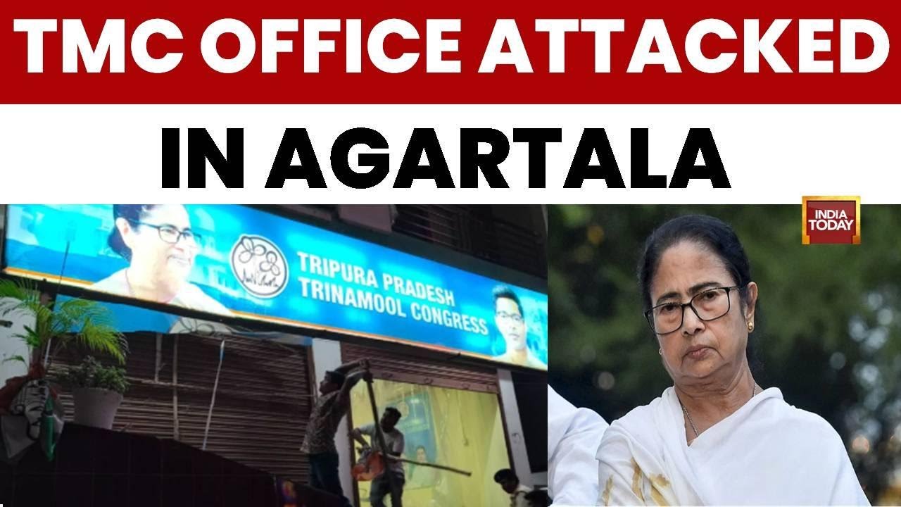 TMC vs BJP: Agartala Office Vandalised After North Bengal Clashes | India Today News