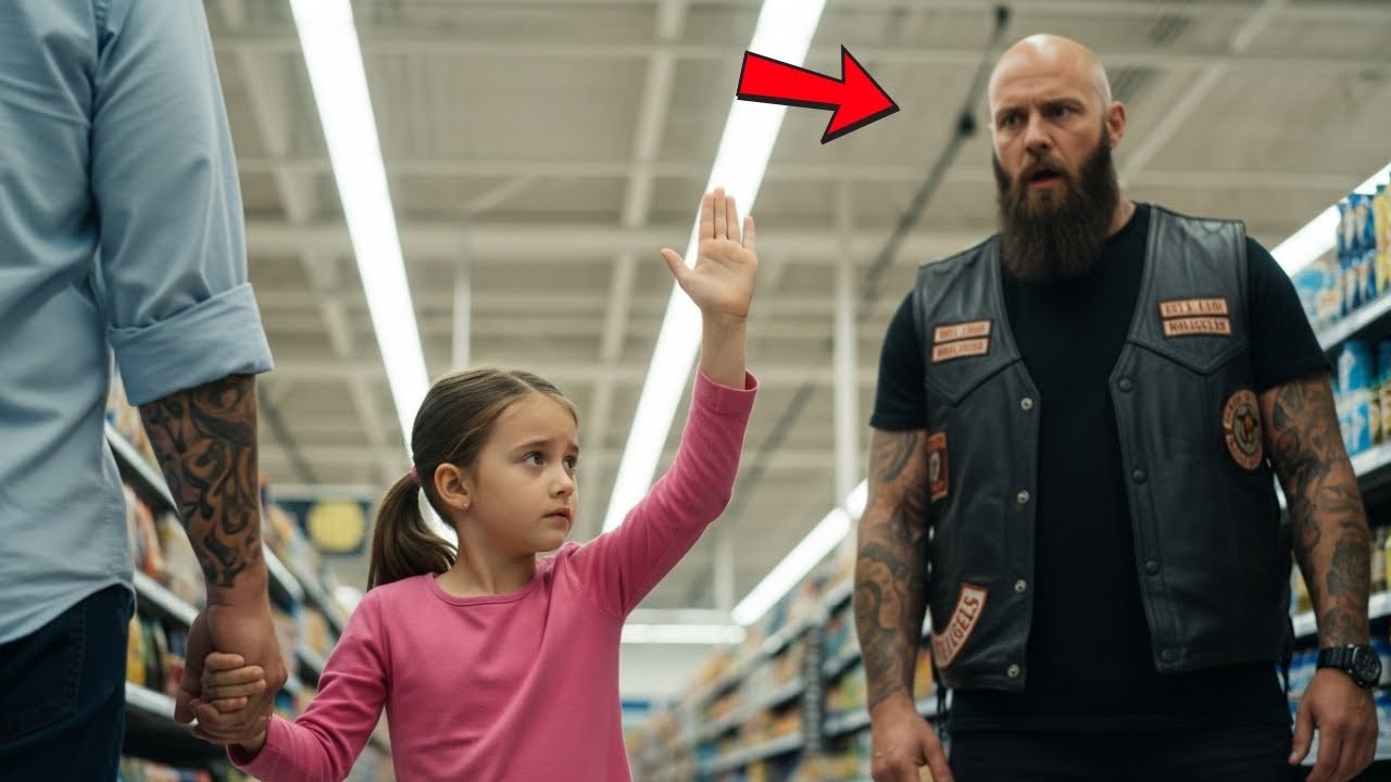Little Girl Gave a Rescue Signal to a Hells Angel&mdash; What He Did Next No One Expects