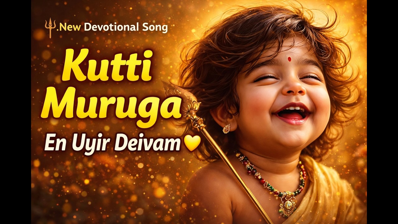 Kutti Muruga 💛 | Bala Murugan Tamil Devotional Song | Murugan Bhakthi Paadal