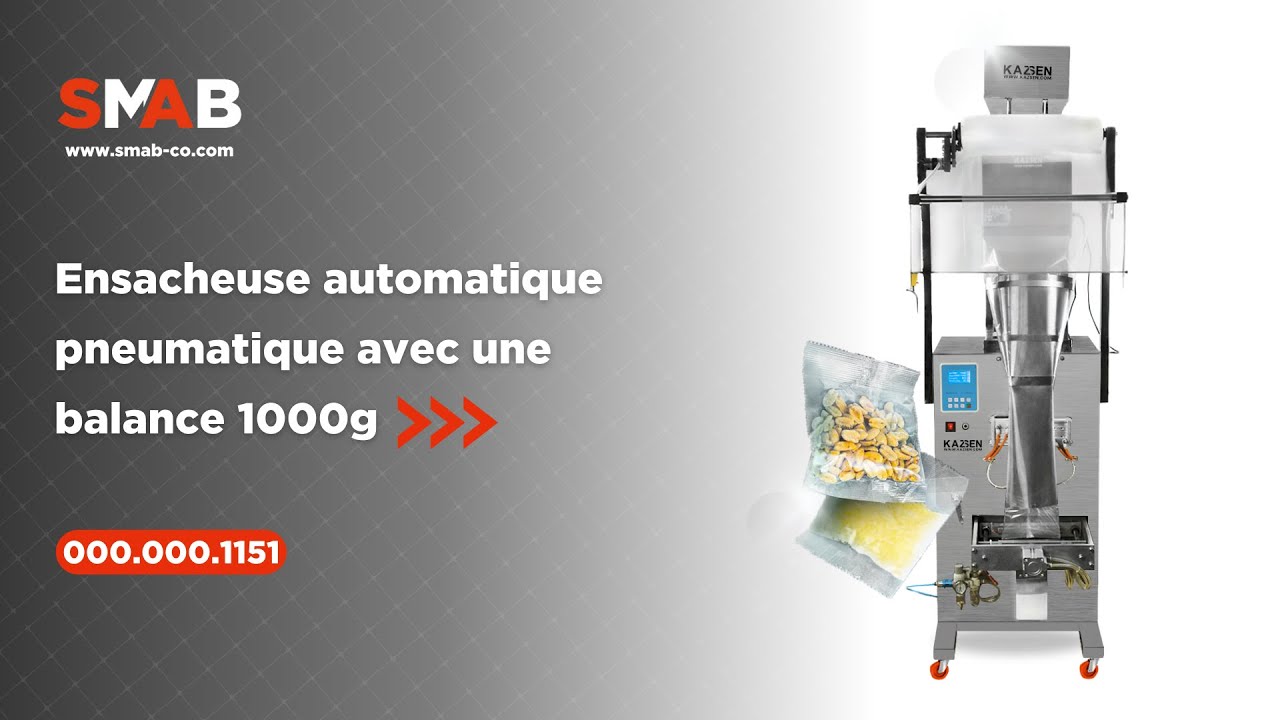 Ensacheuse automatique pneumatique avec une balance 1000 g - SMAB