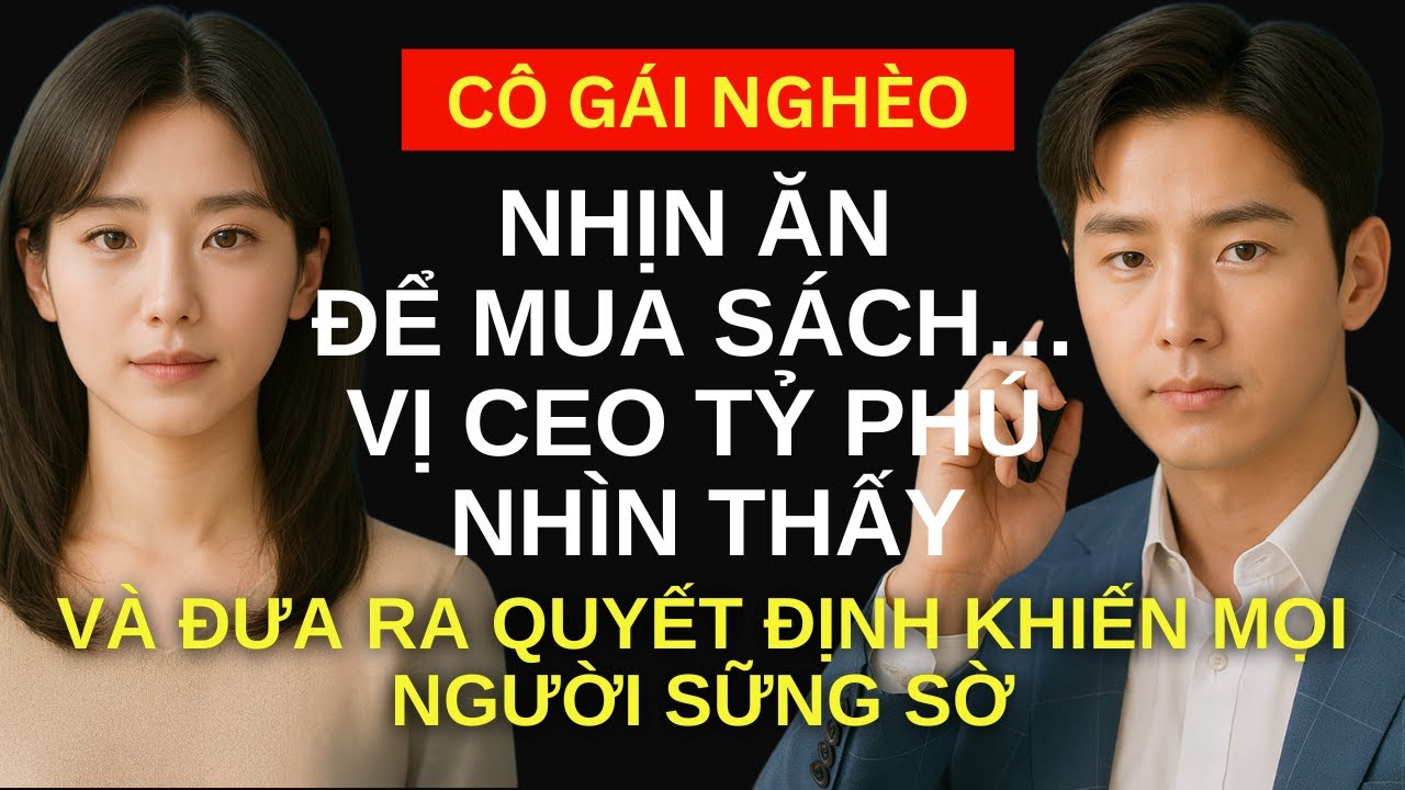 Cô Gái Nhịn Ăn Để Mua Sách… Vị CEO Tỷ Phú Nhìn Thấy Và Đưa Ra Quyết Định Khiến Mọi Người Sững Sờ