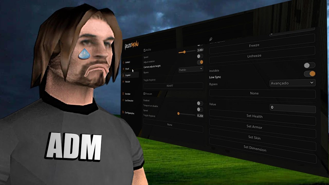 É MUITO BOM FAZER ANTI RP COM MOD MENU NO MTA
