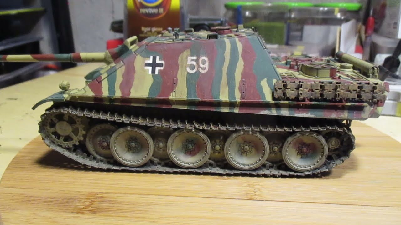 Plastic Models - 1/35 Revell Jagdpanther Late Production - Completed Build Review