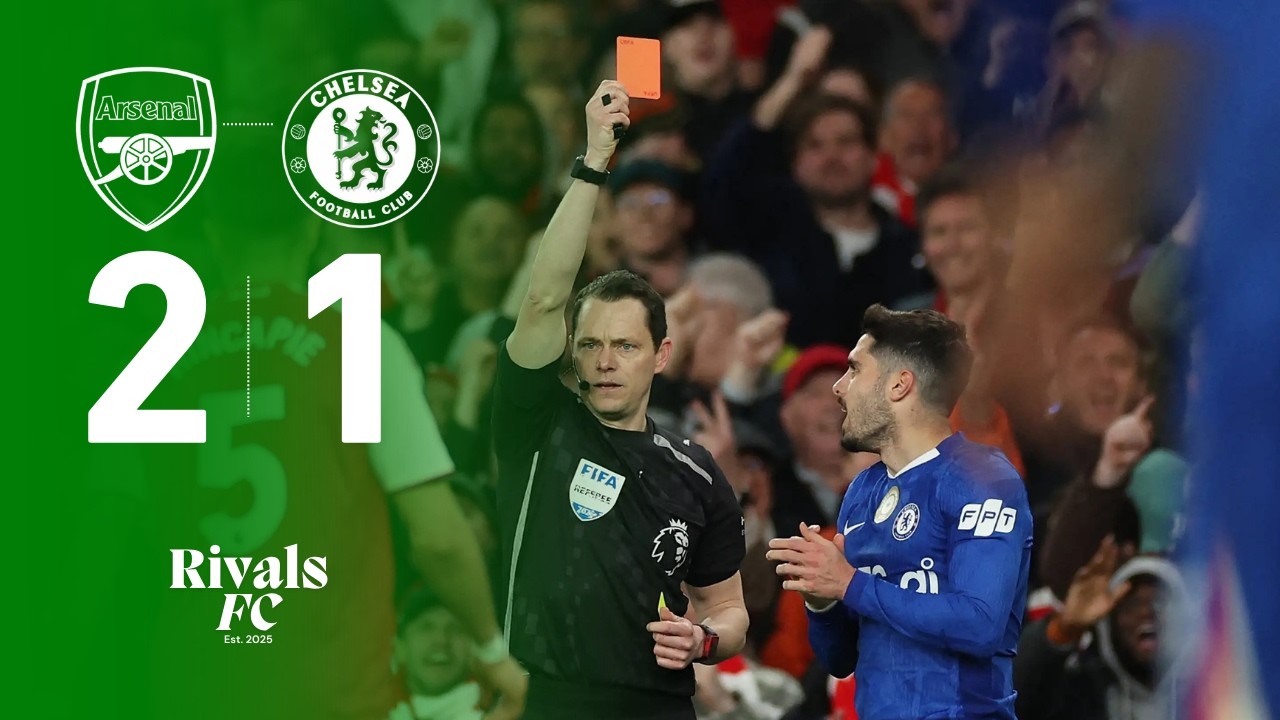Arsenal 2-1 Chelsea | Red Card Drama & Heated Moments | Watch Along Highlights
