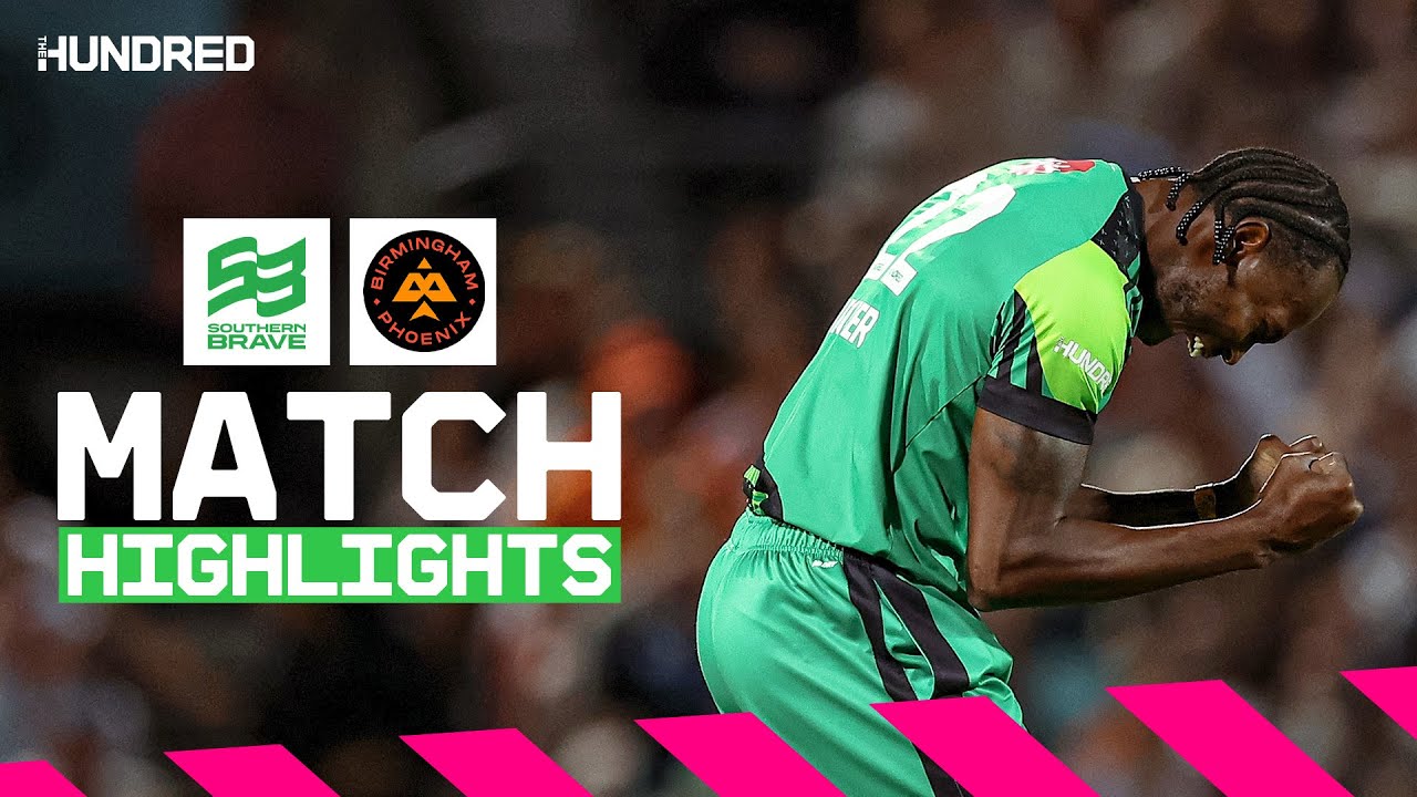 JOFRA ARCHER STUNS IN HISTORIC SUPER FIVE DRAMA 🤩 | Southern Brave vs Birmingham Phoenix Highlights