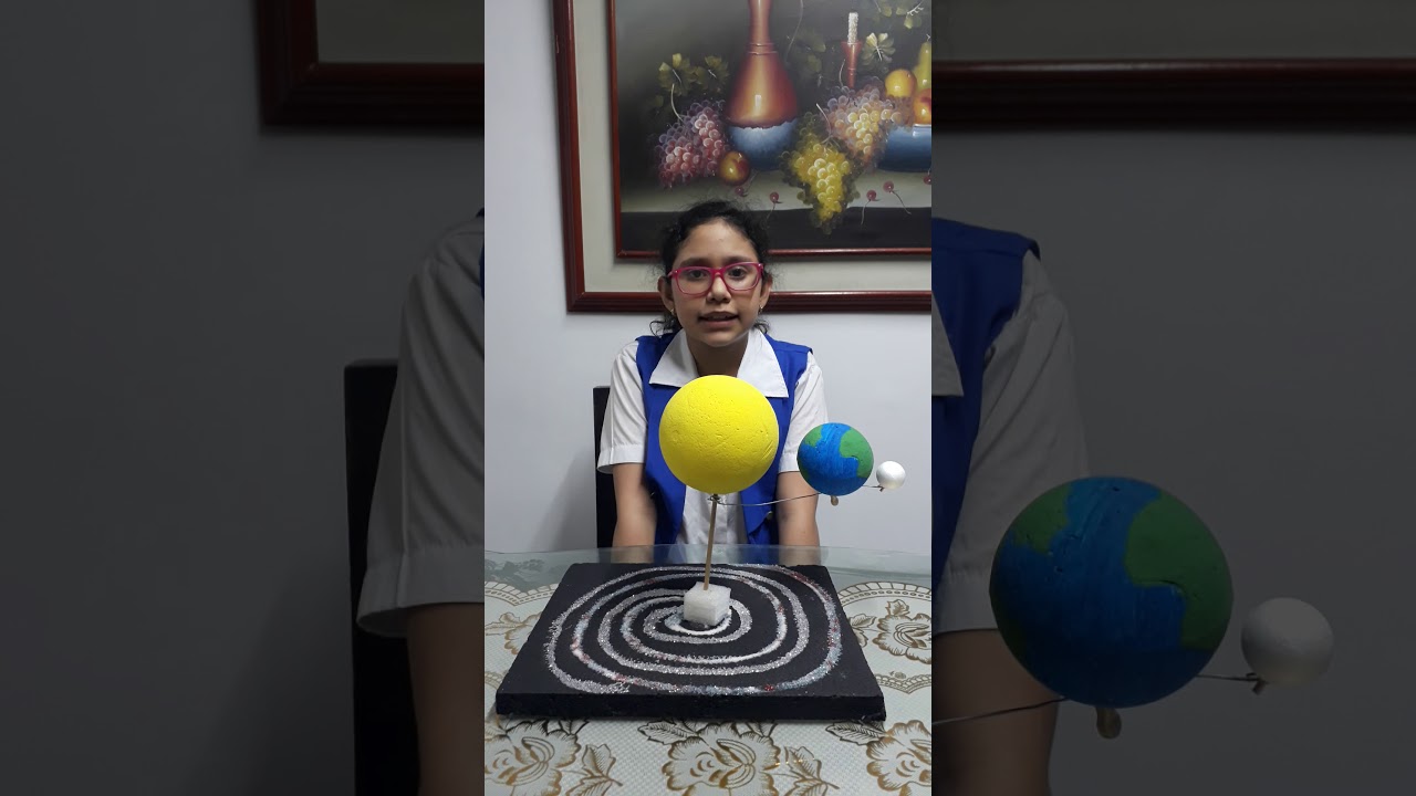 MAQUETA DE LA ROTACI&Oacute;N Y TRASLACI&Oacute;N DE LA TIERRA 🌍