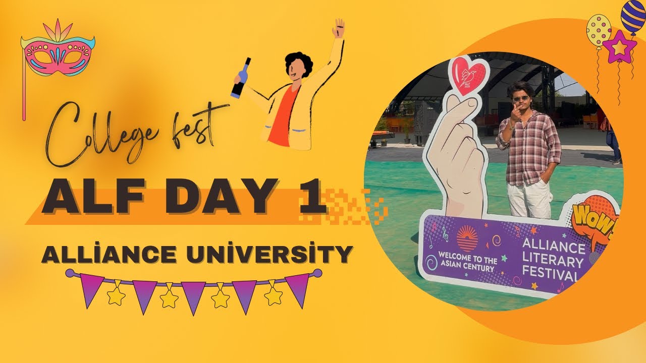 ALF DAY 1 || Alliance University || College Fest✨ #bangalore #allianceuniversity #festivevibes