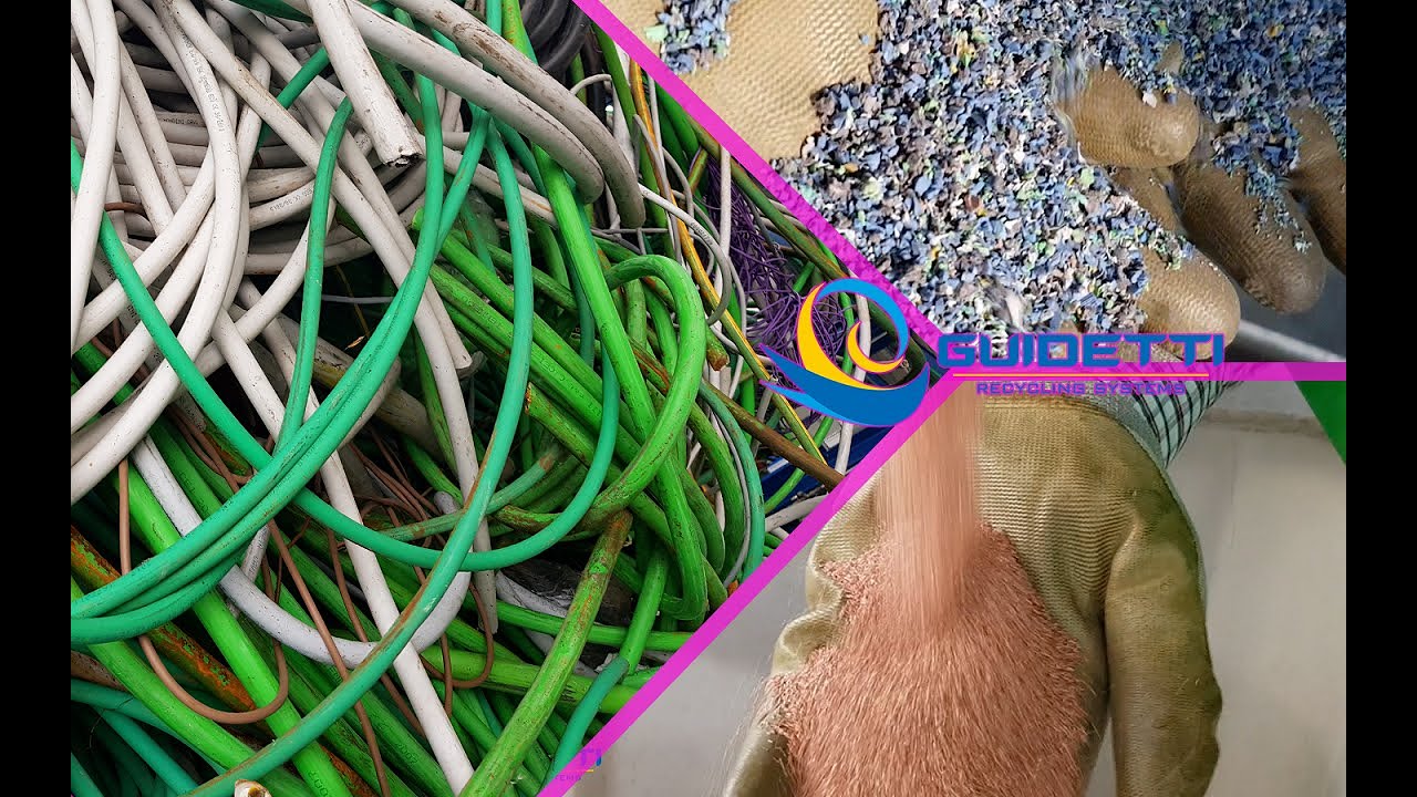 pre-shredder PMG 600 SINCRO 530 MILL  cable recycling presentation