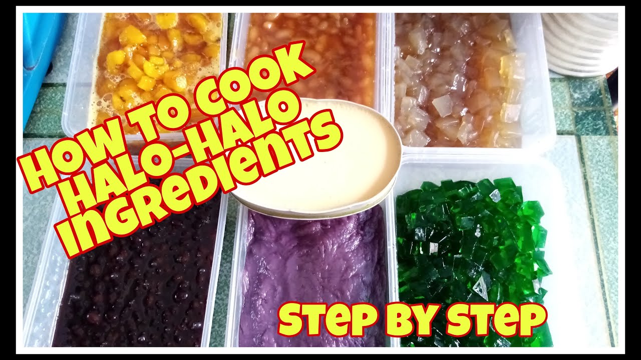 HOW TO COOK HALO-HALO INGREDIENTS 2021|PAANO MAGLUTO NG HALO-HALO INGREDIENTS|COUNTRYSIDE LIFE PH