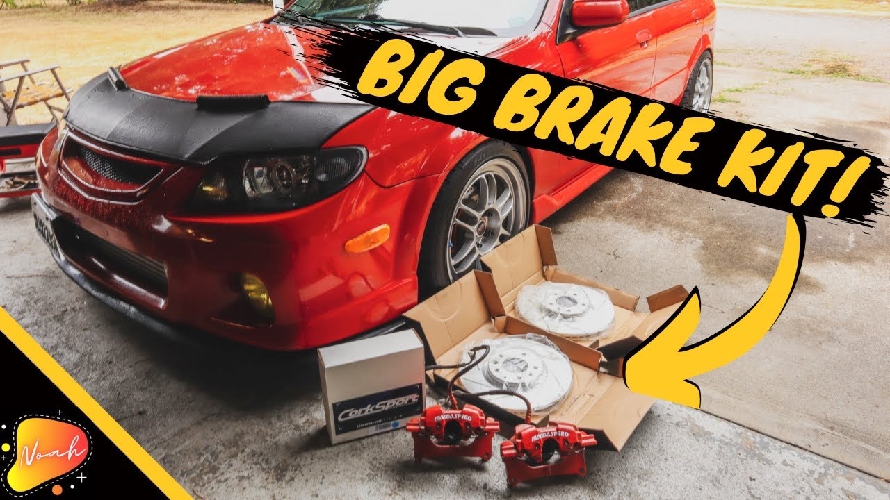 Mazda Protege5 Gets Mazdaspeed6 Big Brake Kit Upgrade!