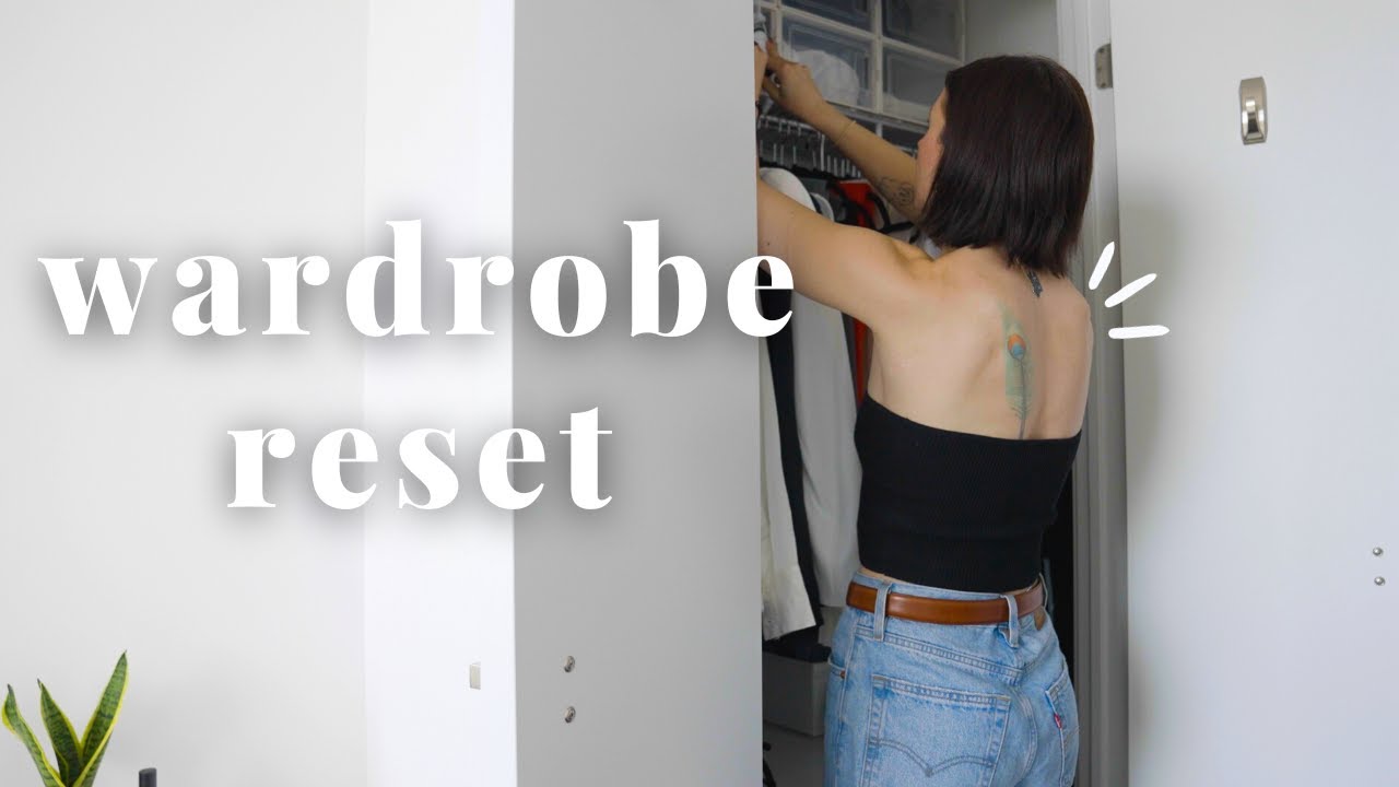 How To RESET Your Wardrobe | my closet declutter & switchover routine 🍂