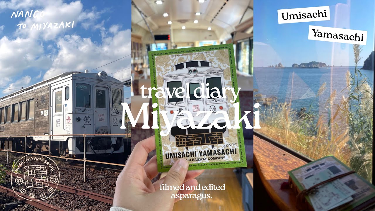 travel diary | Miyazaki 🏹 Obi castle (&cat) town, Umisachi Yamasachi train, Nichinan line