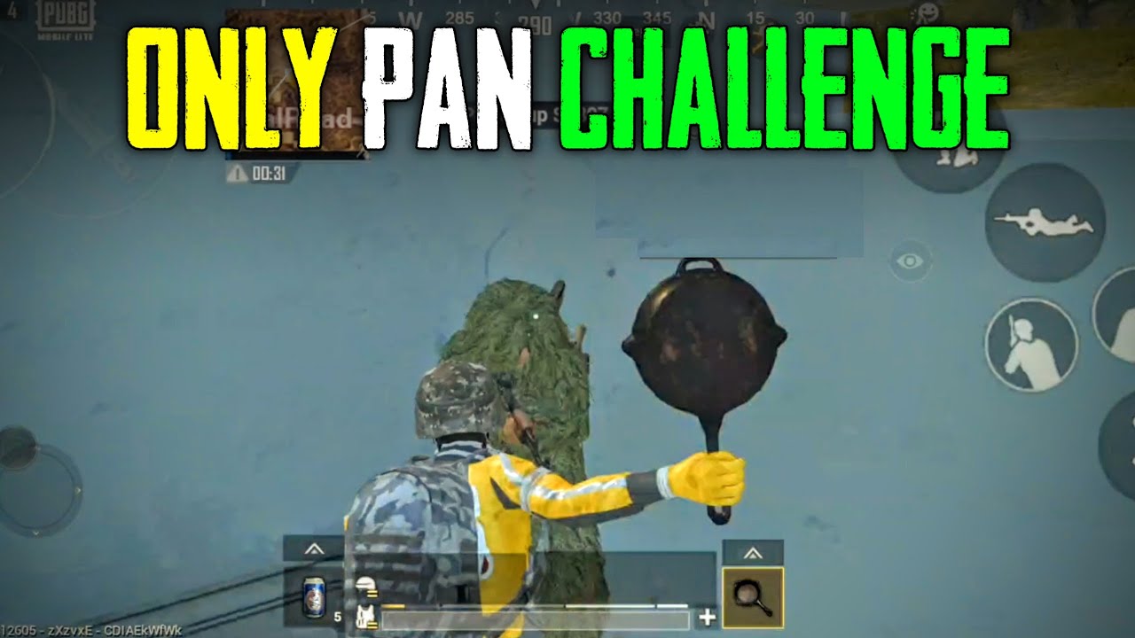 PUBG MOBILE LITE ONLY PAN CHALLENGE #1