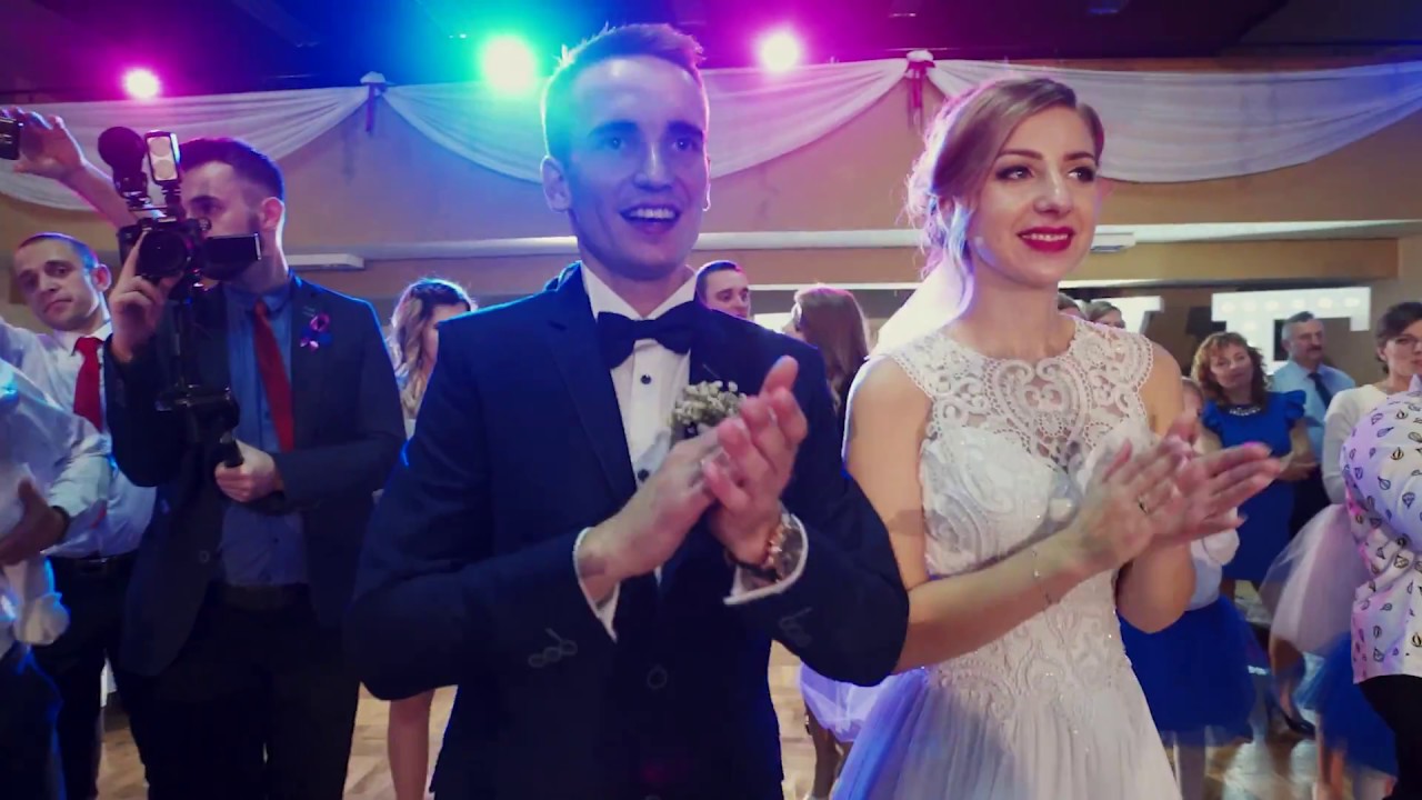 WOW ! Tańczący kelnerzy na weselu Moniki i Rafała
