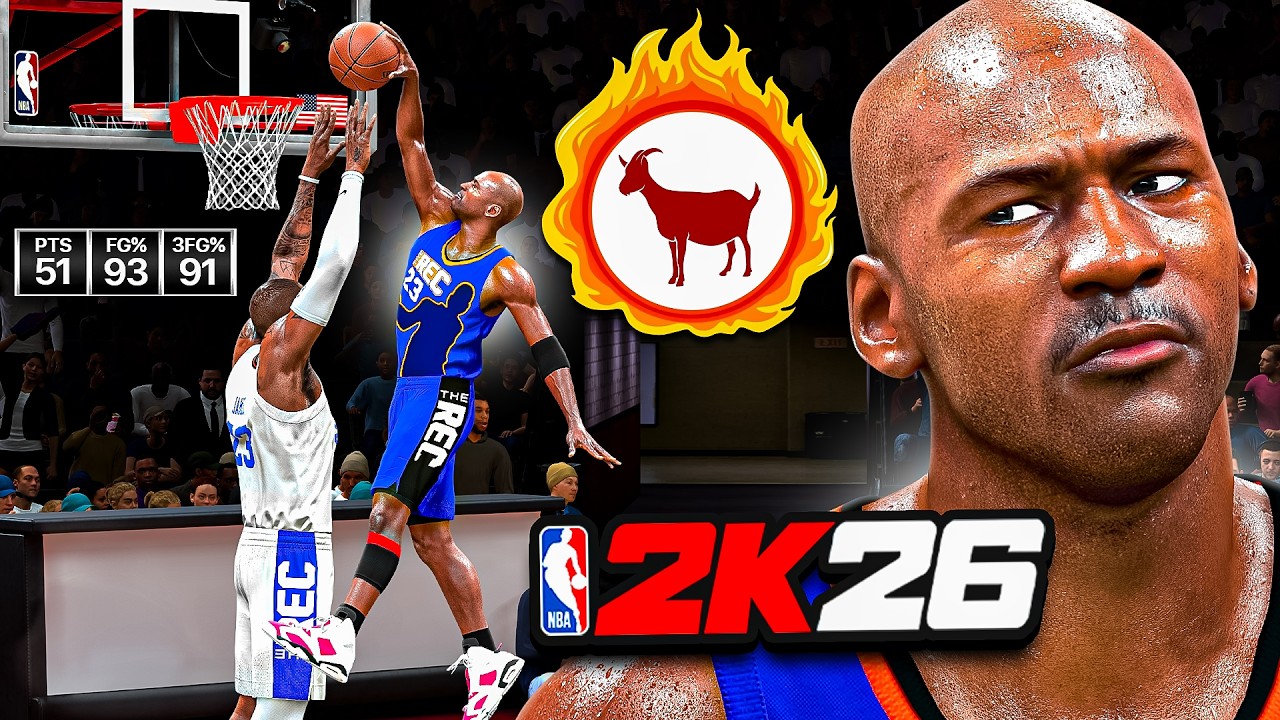 My *REBIRTH* MICHAEL JORDAN BUILD on NBA 2K26...