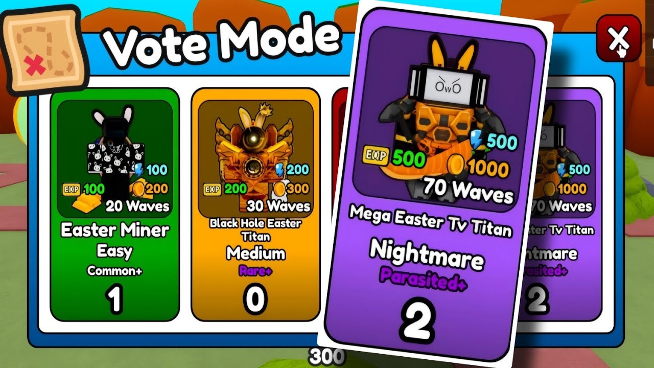 Executor toilet verse tower defense mega easter tv man
