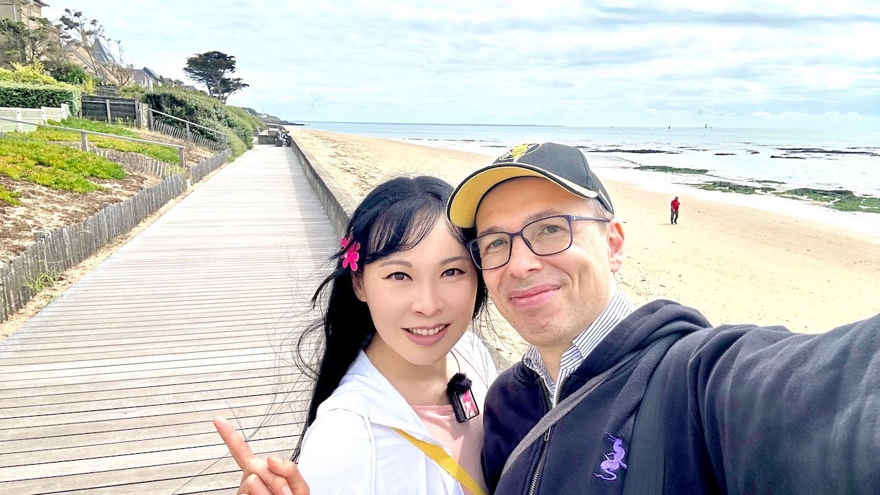 Vlog Voyage à Pornichet : déjeuner à la plage, tranquillité hors saison, progrès en marche platelage