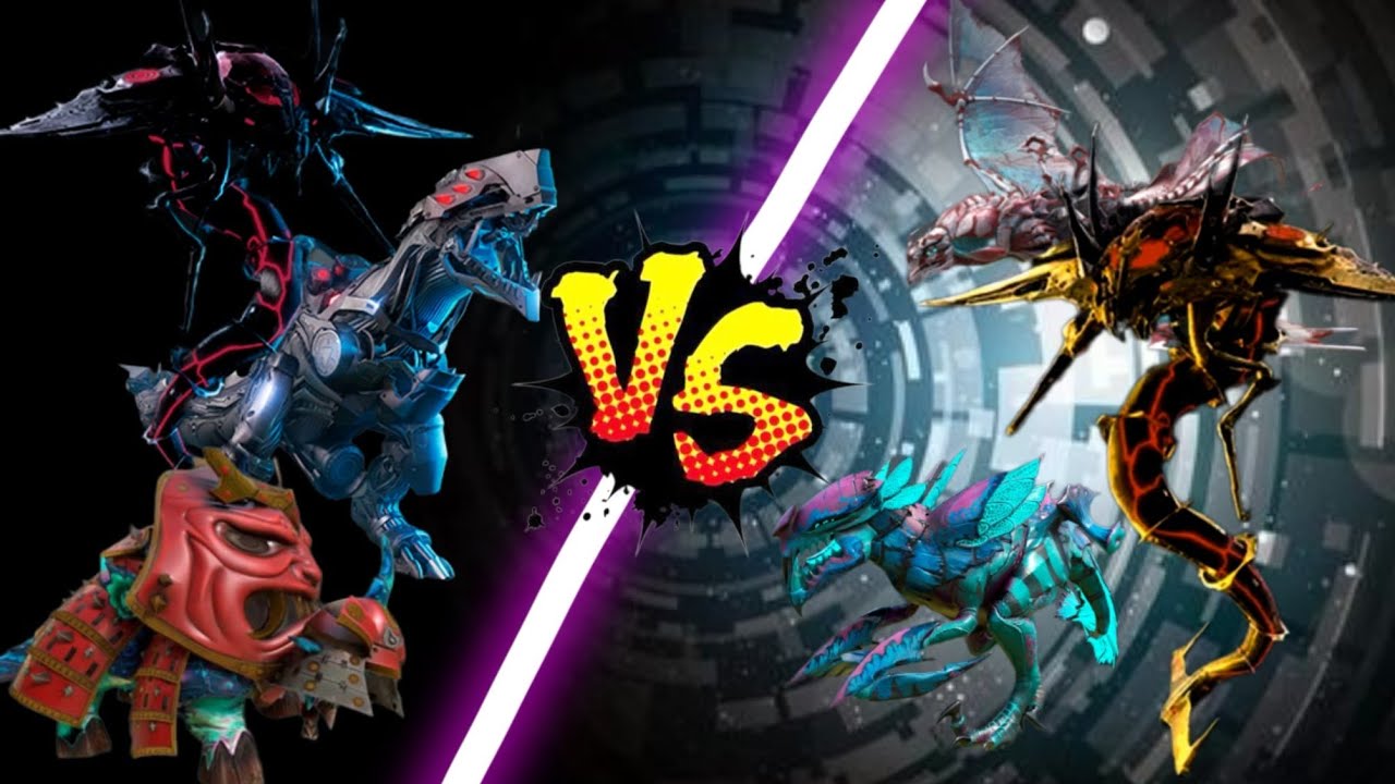 JMW Dino War - Duel VS bug parasites.