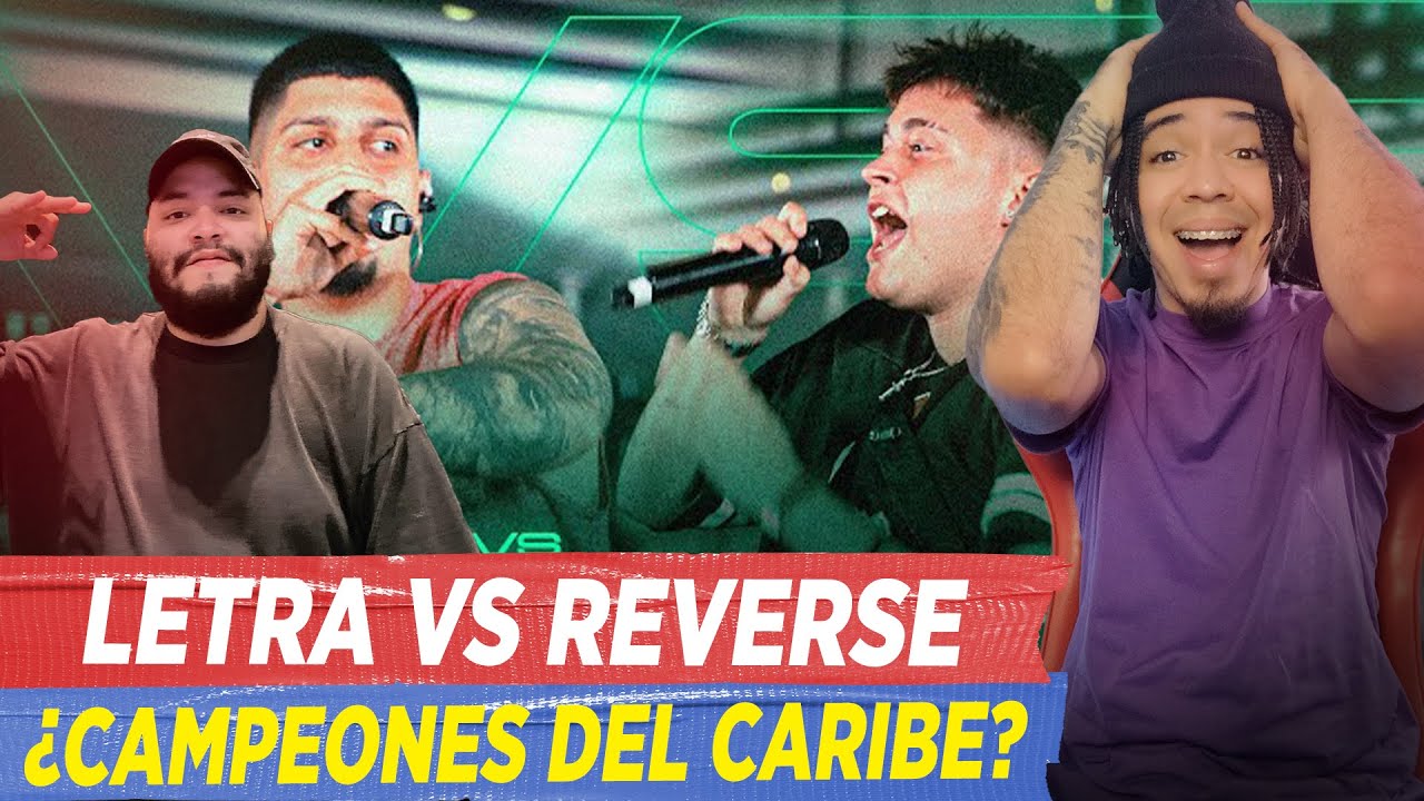 LETRA A LA FINAL 😍 LANCER Y GAVYRIA REACCIONAN A FMS CARIBE 🔥 LETRA VS REVERSE | #FMSCARIBE J4 | UR