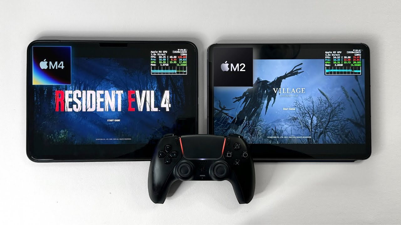 iPad Pro M4 vs. M2: Resident Evil 4 Remake & RE: Village 90 FPS Gaming Performance Test.
