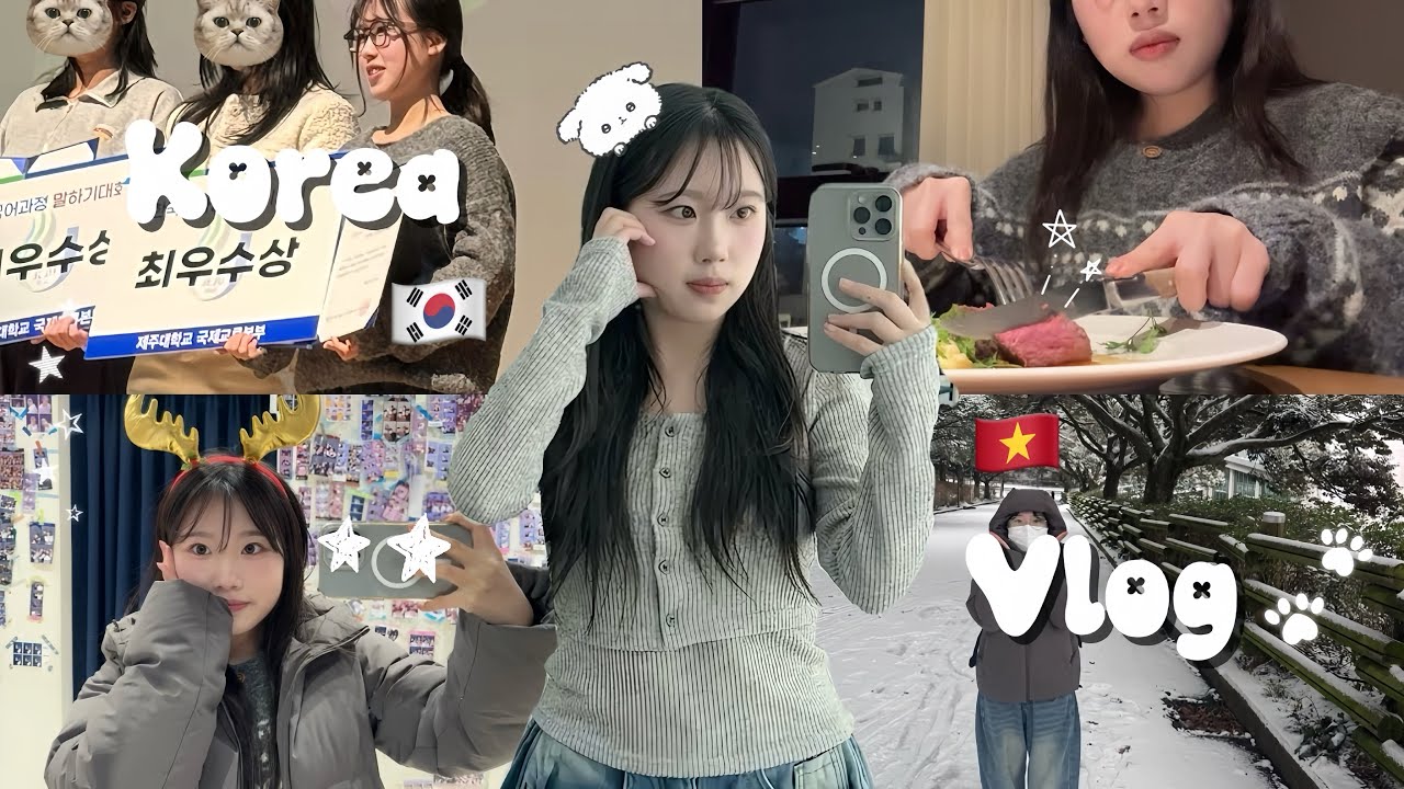 winter diaries☃️| Đón giáng sinh, tuyết đầu mùa & đạt giải thi nói