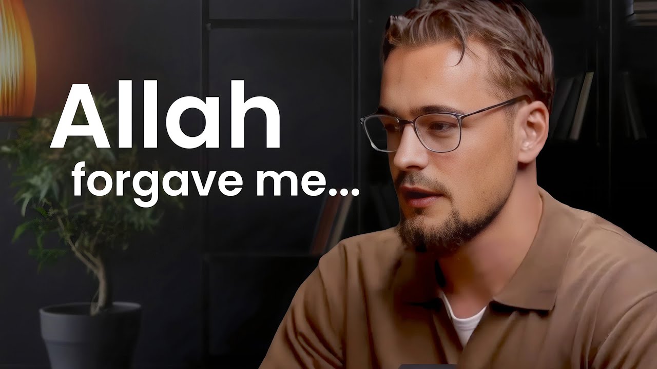 Принявший ислам мужчина эмоционально отзывается об Аллахе.