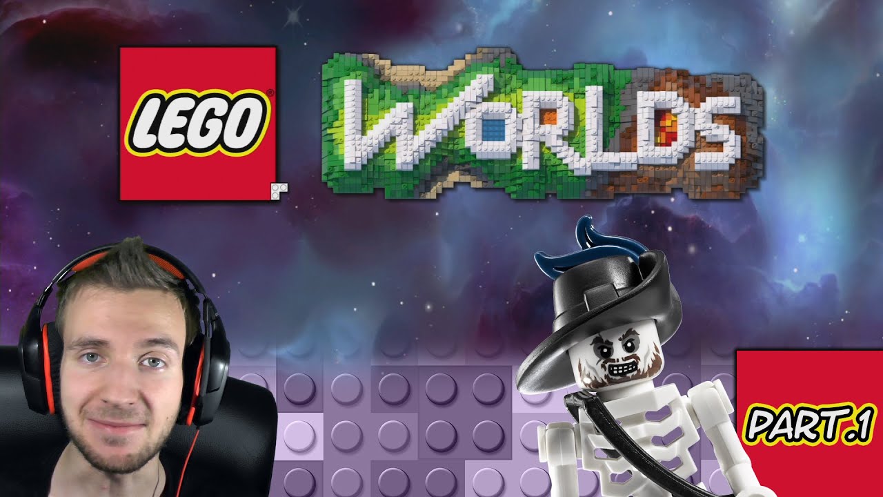 [60FPS] Lego Worlds ► Let's Play Česky ► #01 ► Nepřátelští kostlivci ► synecek11